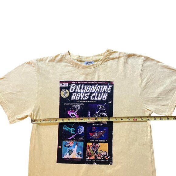 Billionaire Boys Club Space Comic Tee Cream Medium Vintage - Picture 4 of 9